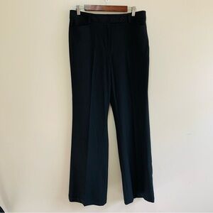 Talbots Heritage Wool Blend Elegant Black Trouser Dress Pants size 10